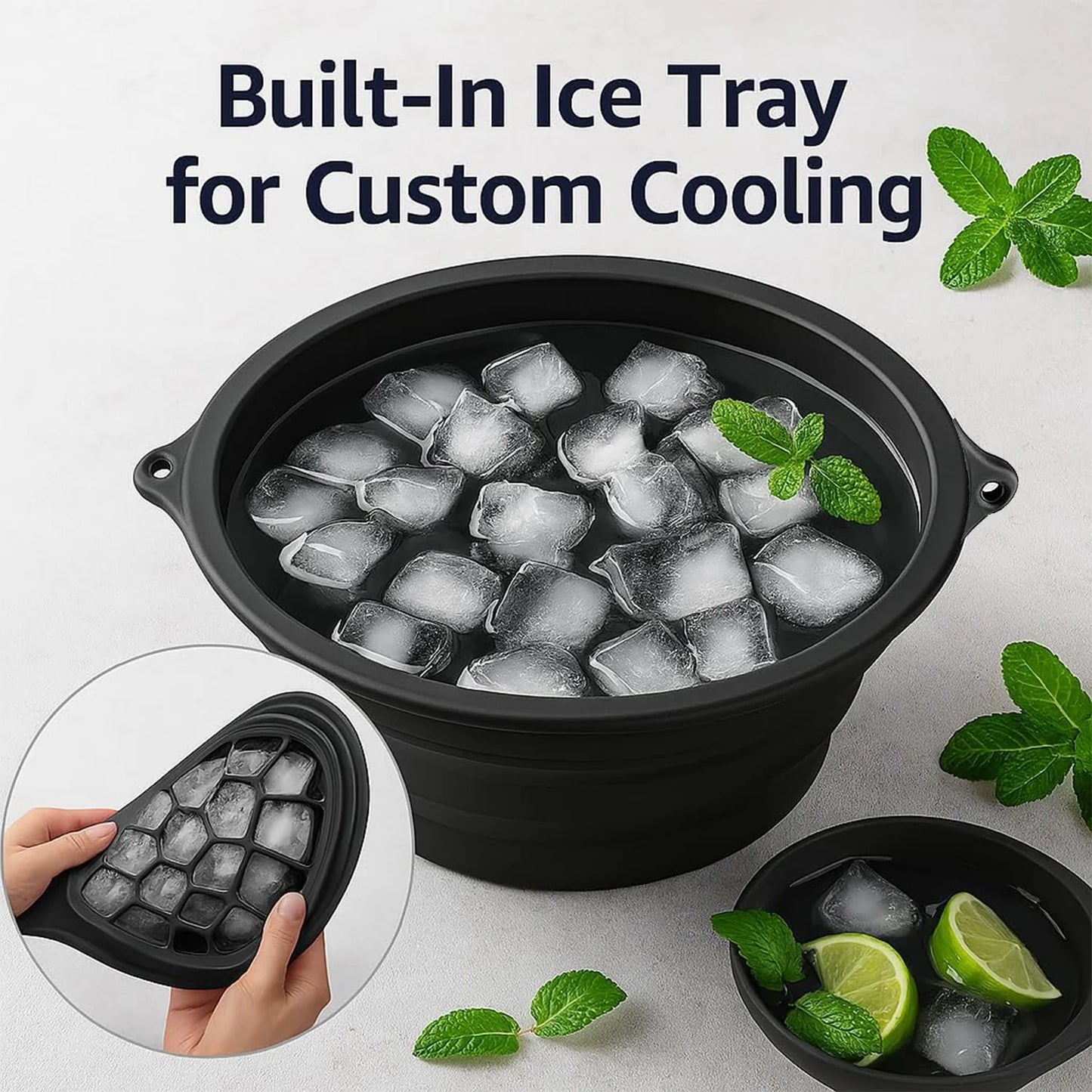 IceGlow Facial Bath Bowl – Skin Tightening & Glow Therapy