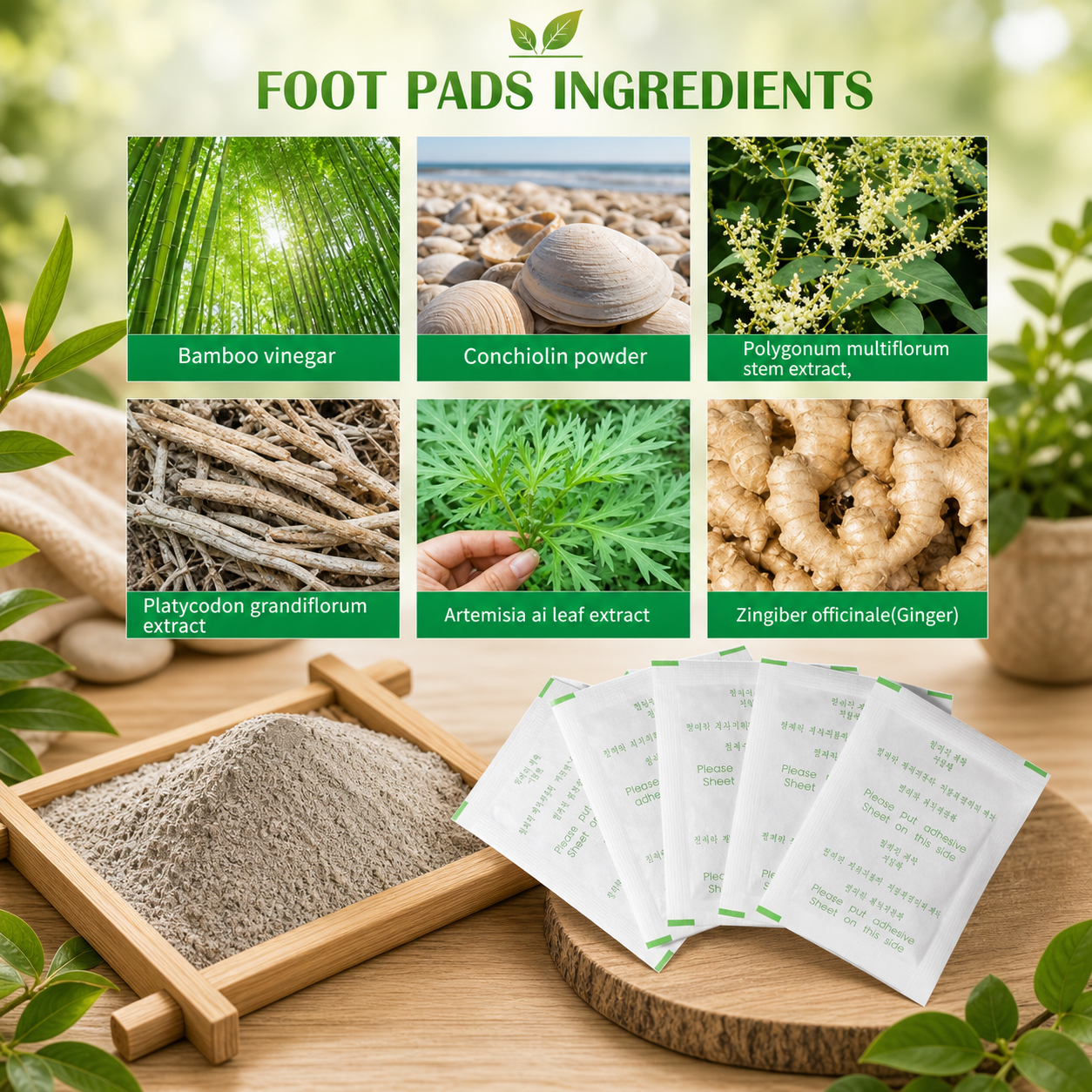 Natural Detox Foot Patches Wake Up Refreshed, Recharged & Stress-Free