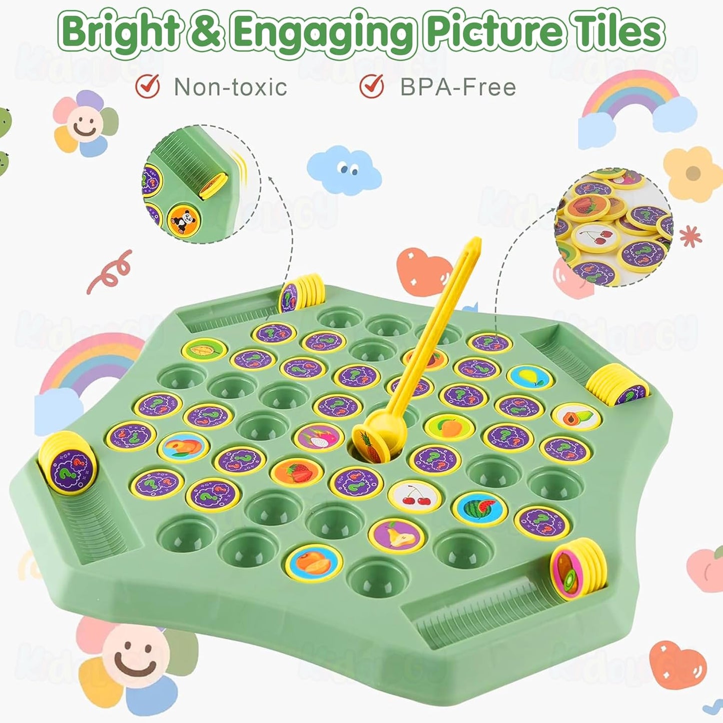 Interactive Memory Matching Game Board for Kids